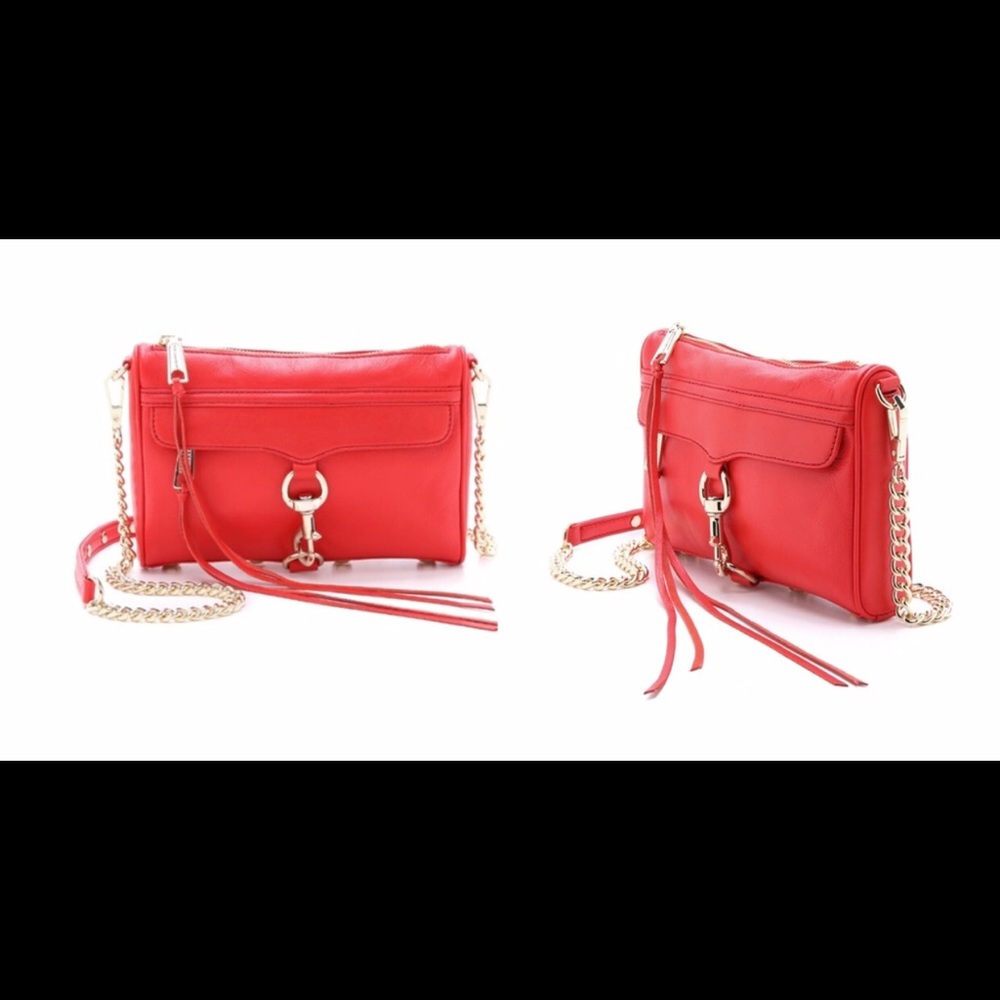 Rebecca Minkoff Red Mini Mac Crossbody Bag